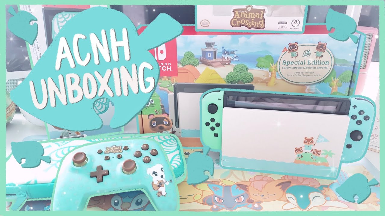 Animal Crossing New Horizons Nintendo Switch Unboxing