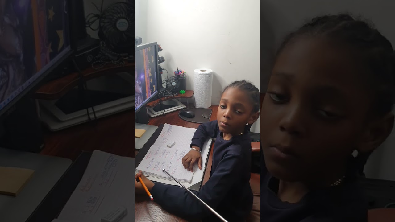 ➗✨ Mathematics Division Practice ✨📘Dre working on division—sharing numbers equally, solving problems
