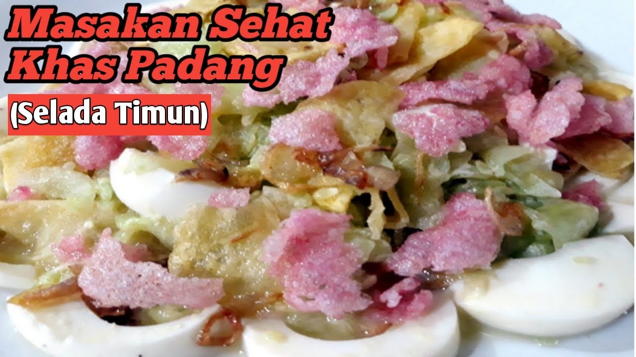 Sehat dan Nikmatnya Selada Timun (Salad Padang) || Masakan Rumahan Khas Padang #candumasak