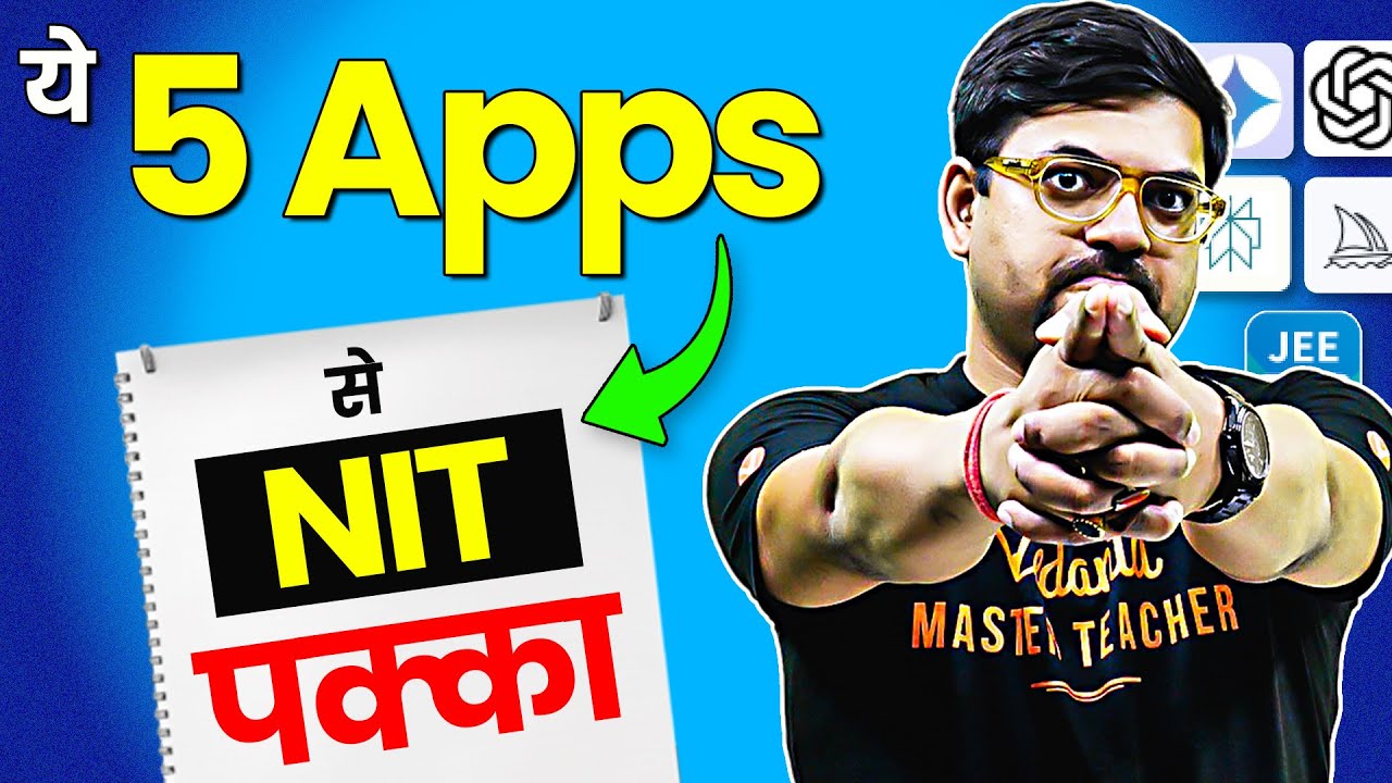 5 Best Apps For IIT-JEE Preparation📱| JEE Mains 2026 | Harsh Sir