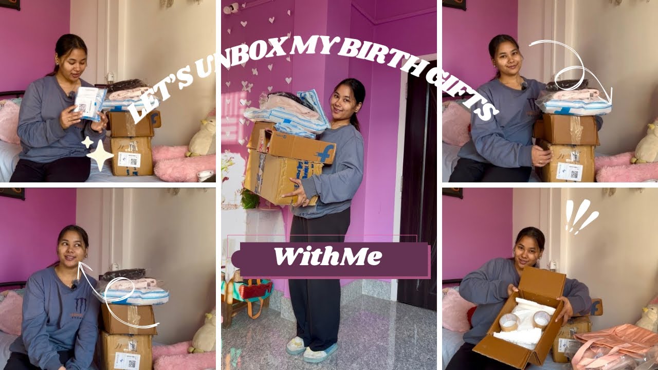 𝐔𝐧𝐛𝐨𝐱𝐢𝐧𝐠 𝐌𝐲 𝐁𝐢𝐫𝐭𝐡𝐝𝐚𝐲 𝐆𝐢𝐟𝐭𝐬🌸Ft. Flipkart haul🍃@dharashriraja #vlog #vloglife #unboxing #flipkarthaul 