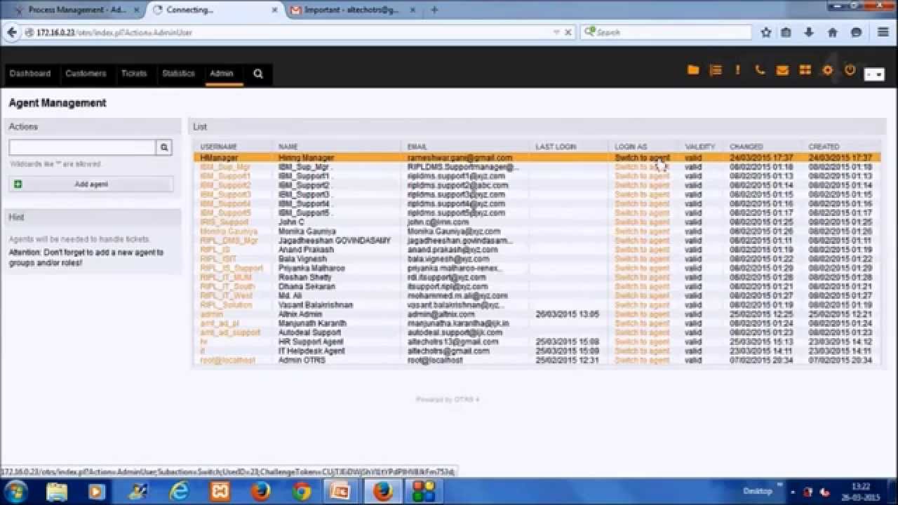 Process Management in OTRS