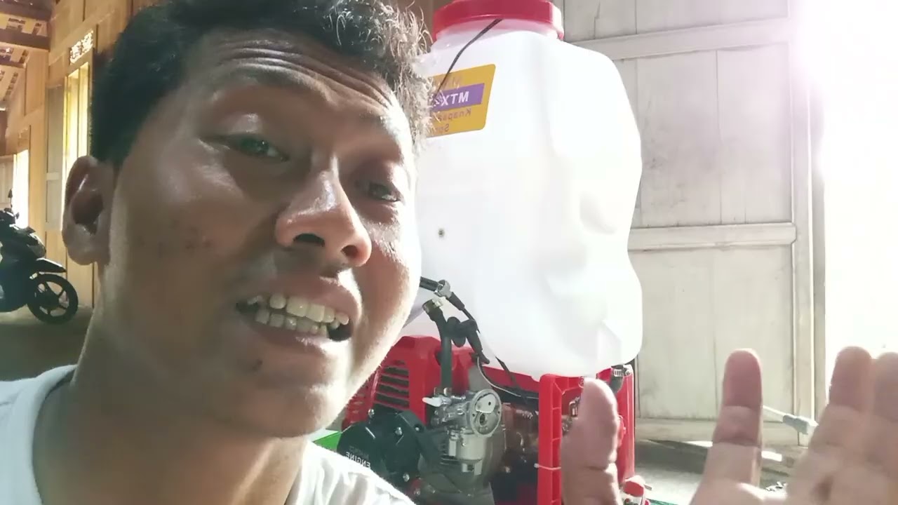 Cek bagian berikut setelah pembelian spreyer. 