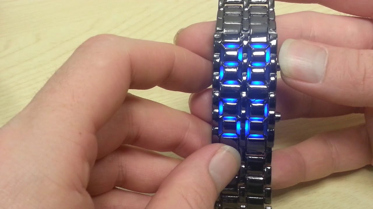 Mens Steel Bracelet LED Watch - Review