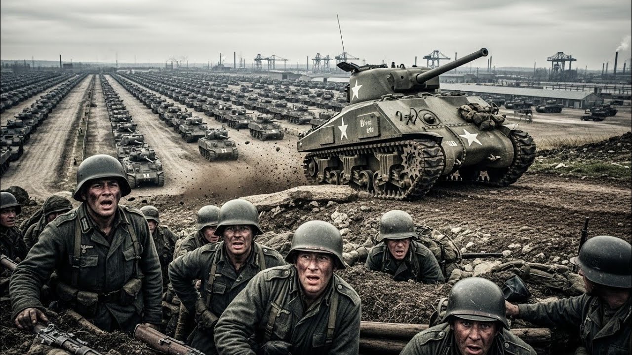 German Soldiers Stunned By Sherman Tank Terrain Mastery And U.S. Armored Industrial Output