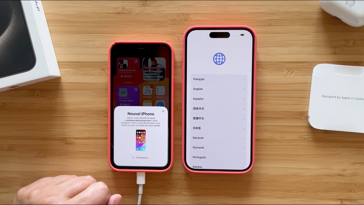 Transférer toutes les données entre deux iPhone ou iPad sans ordinateur • 2024