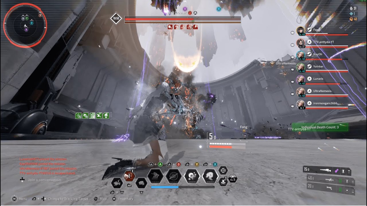 Hailey - The First Descendant - Wall Crasher build (Camo Sniper)