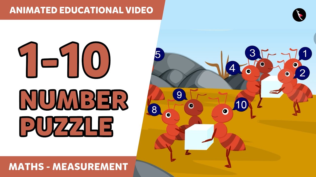 Learn Counting Numbers 1 to 10 | Ants Counting Story - Learn Numbers Through Story  | TicTacLearn