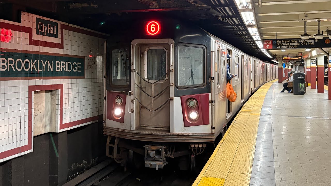 NTT on the (6) / Railfaining at Brooklyn Bridge-City Hall