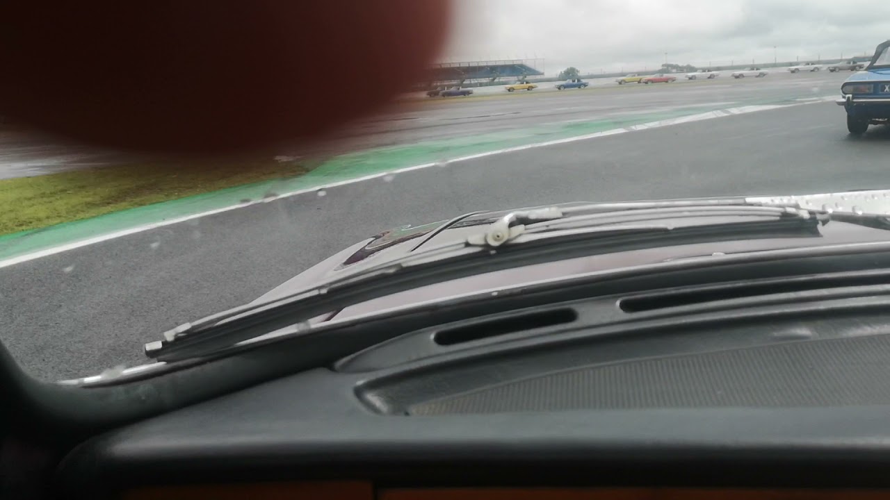 Triumph Stag 50th anniversary parade lap at Silverstone Classic 2021