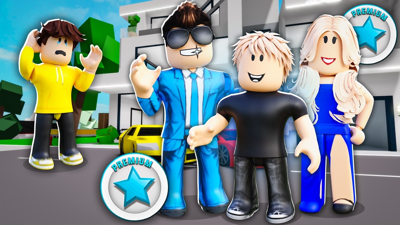 Odkryłem SEKRETNĄ RODZINĘ PREMIUM HEJTERA w BROOKHAVEN RP! 😲 (Historyjka Roblox)