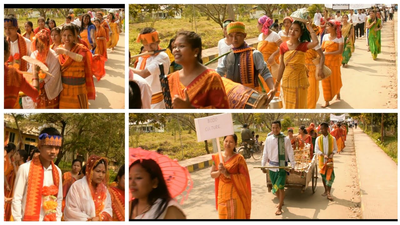 BODO culture  on Dibrugarh university Cultural Rally