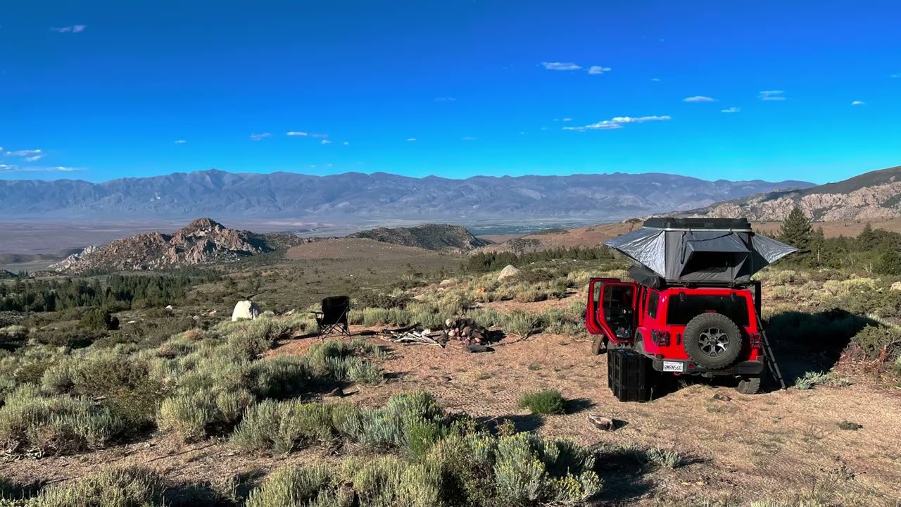 Camping and Overlanding in the Buttermilk Range
