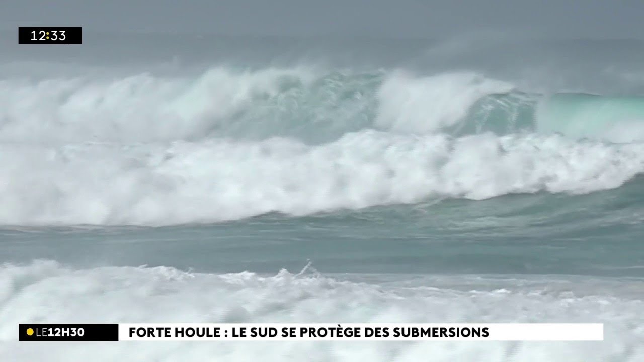 Le Sud et l’Ouest de La Réunion en vigilance vagues-submersion. Reportage