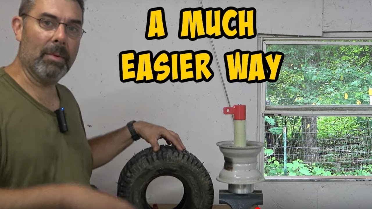 PITTSBURGH Mini-Tire Changer. Unboxing, Overview and How To Take A Tire On And Off with No Sweat!
