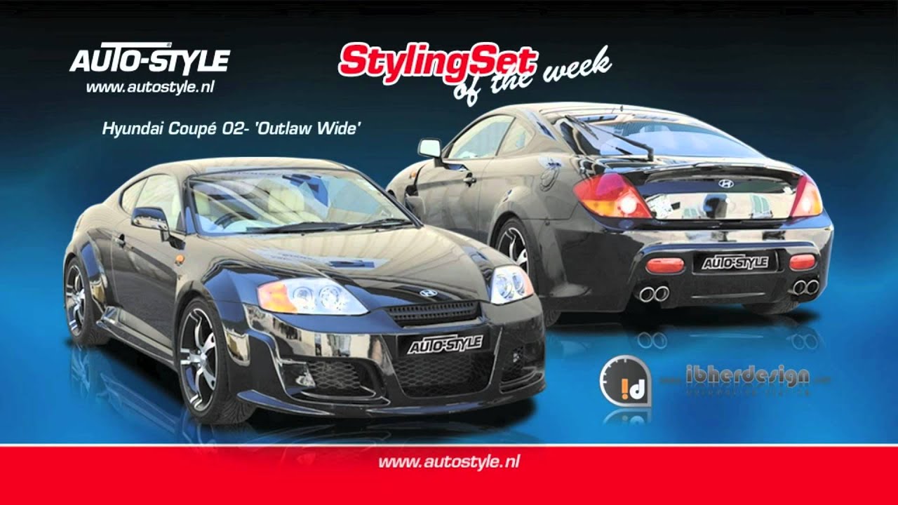 StylingSet Hyundai Coup&eacute; 02- 'Outlaw Wide' by AutoStyle