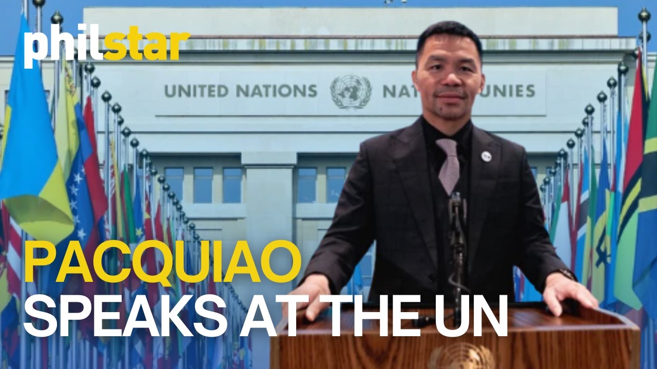 FULL: Manny Pacquiao delivers speech at the United Nations