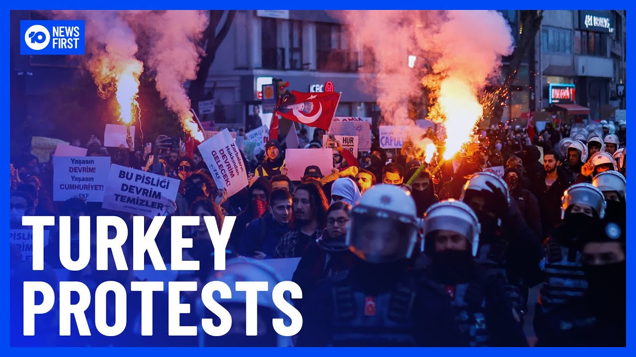 Thousands Of Protesters Arrested During Riots Across Turkey Following Mayor&rsquo;s Arrest | 10 News First
