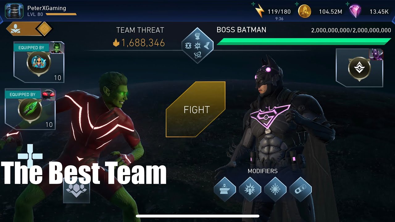 The BEST Team to Use Against Boss Batman | H7 Rise of Krypton | Injustice 2 Mobile