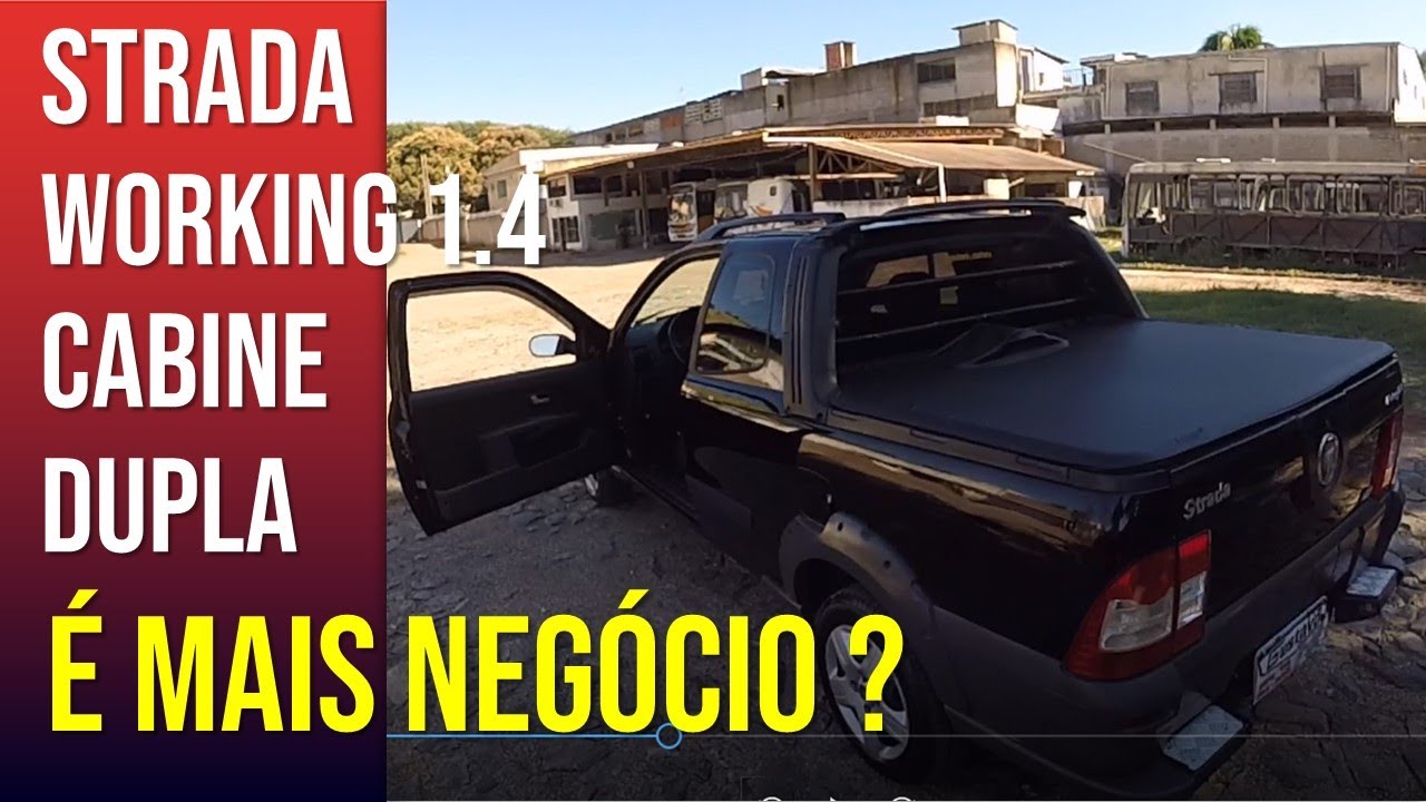 Fiat Strada (2010)- A CABINE DUPLA vale mais a pena? Pega menos peso?