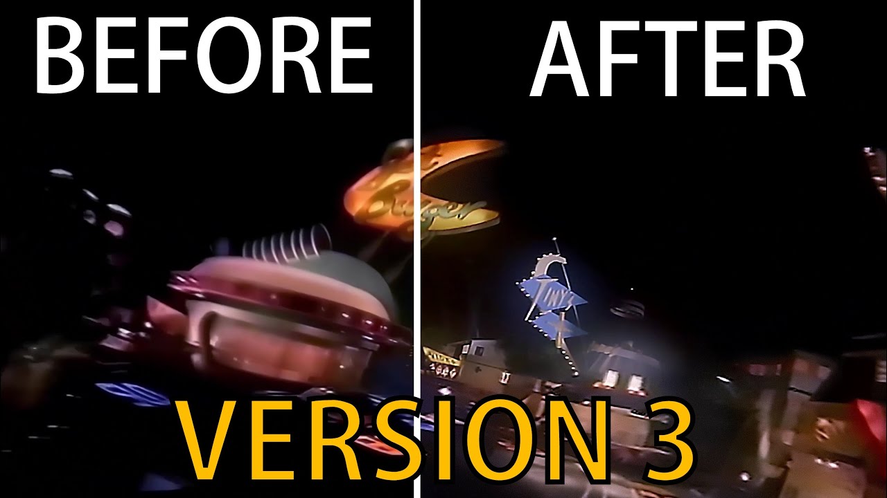 Back to the future the ride Restoration Version 3 Progress and methods