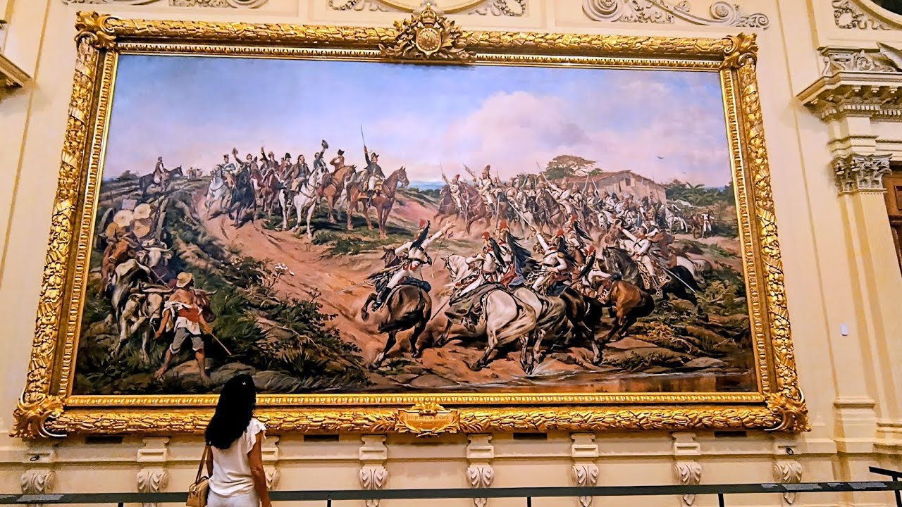 No museu do Ipiranga 