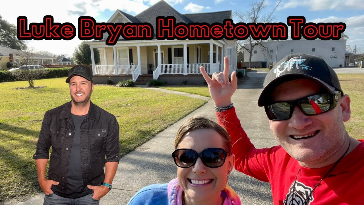 Luke Bryan Childhood Home - Brother/Sister Grave - Hometown Tour
