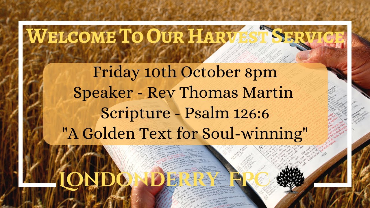 Harvest Service | Rev Thomas Martin
