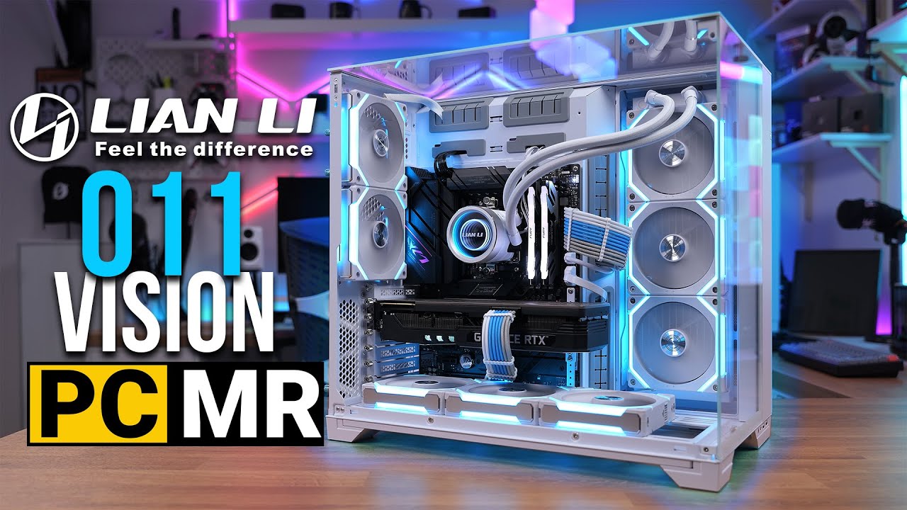 O11 Vision Lian Li x PCMR Build Timelapse