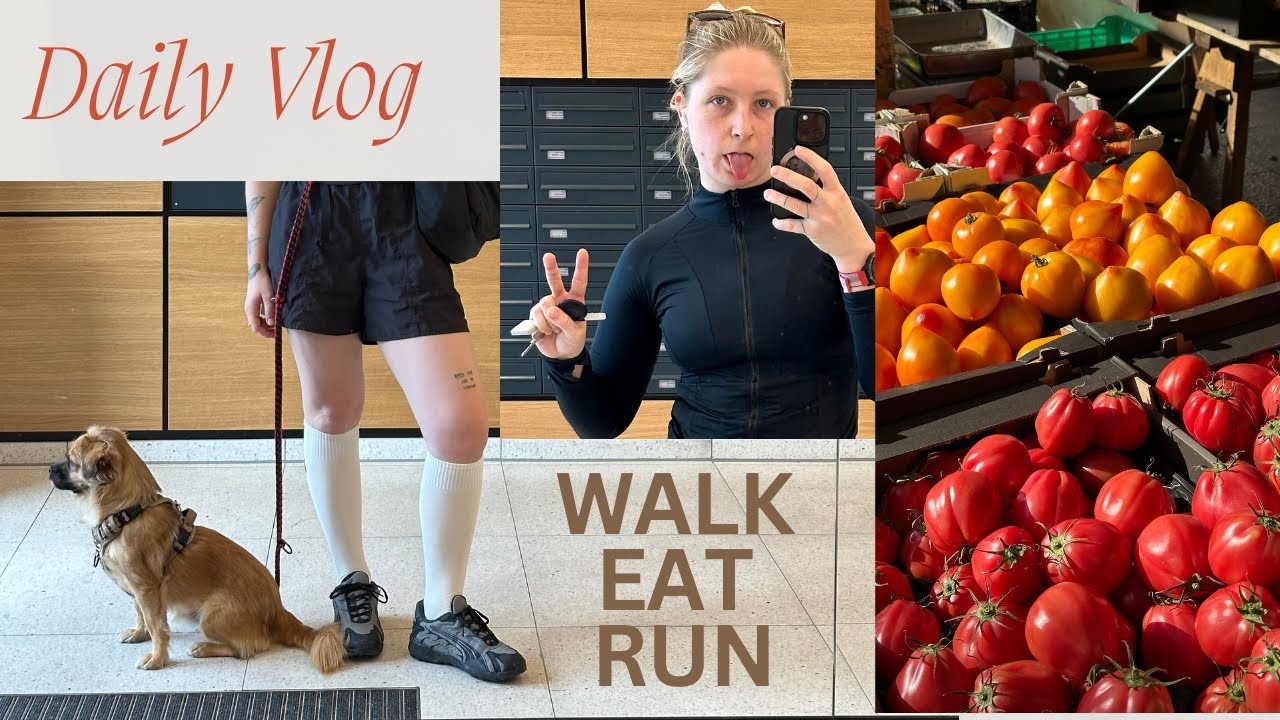 back to running, everyday walking, and eating well