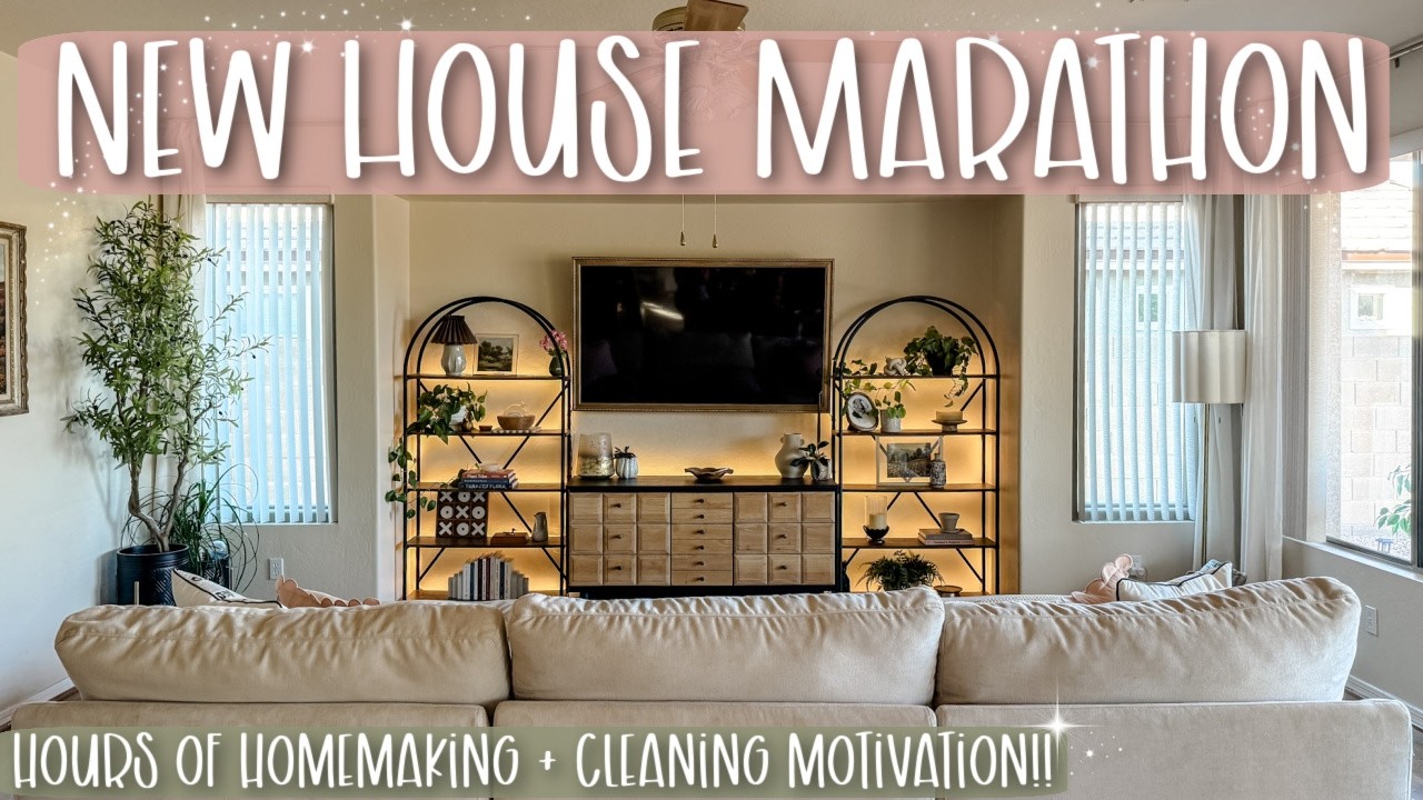 NEW HOUSE CLEAN WITH ME MARATHON 2026 :: 2 HOURS OF INSANE CLEANING MOTIVATION + EMPTY HOUSE TOUR