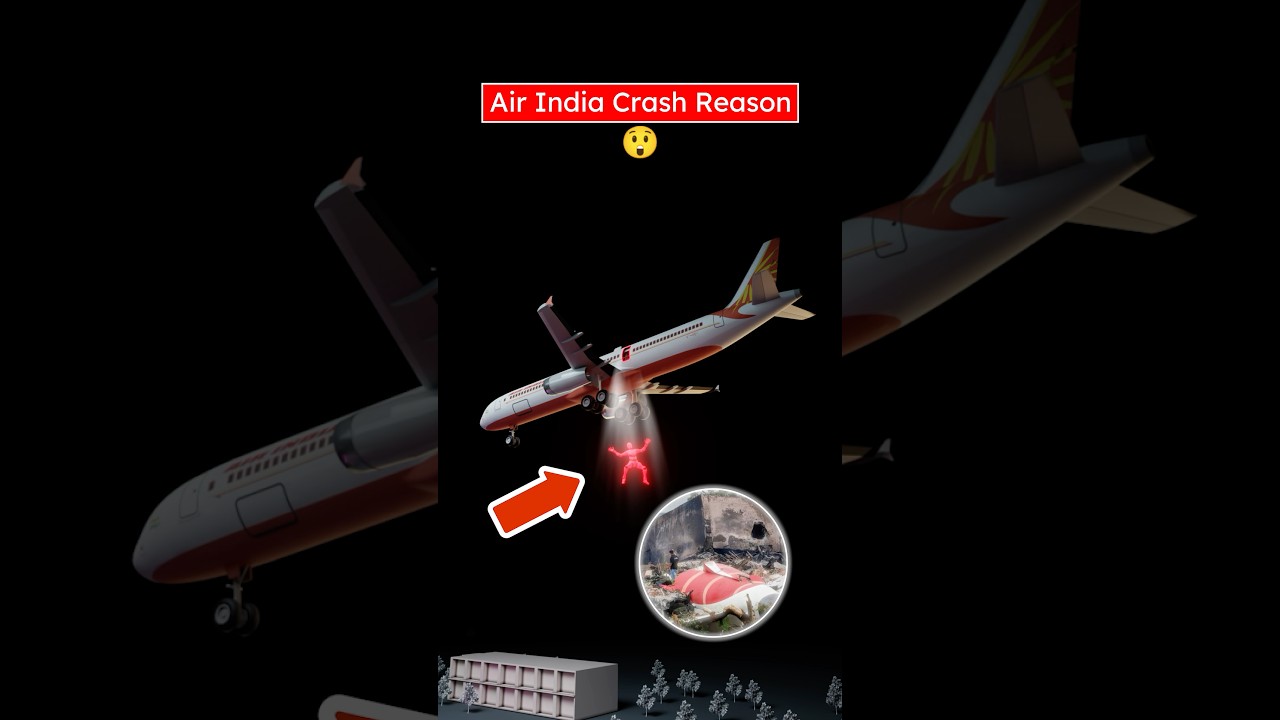 😳Unbelievable! AirIndia Crash Reason (3D) by Professor of How