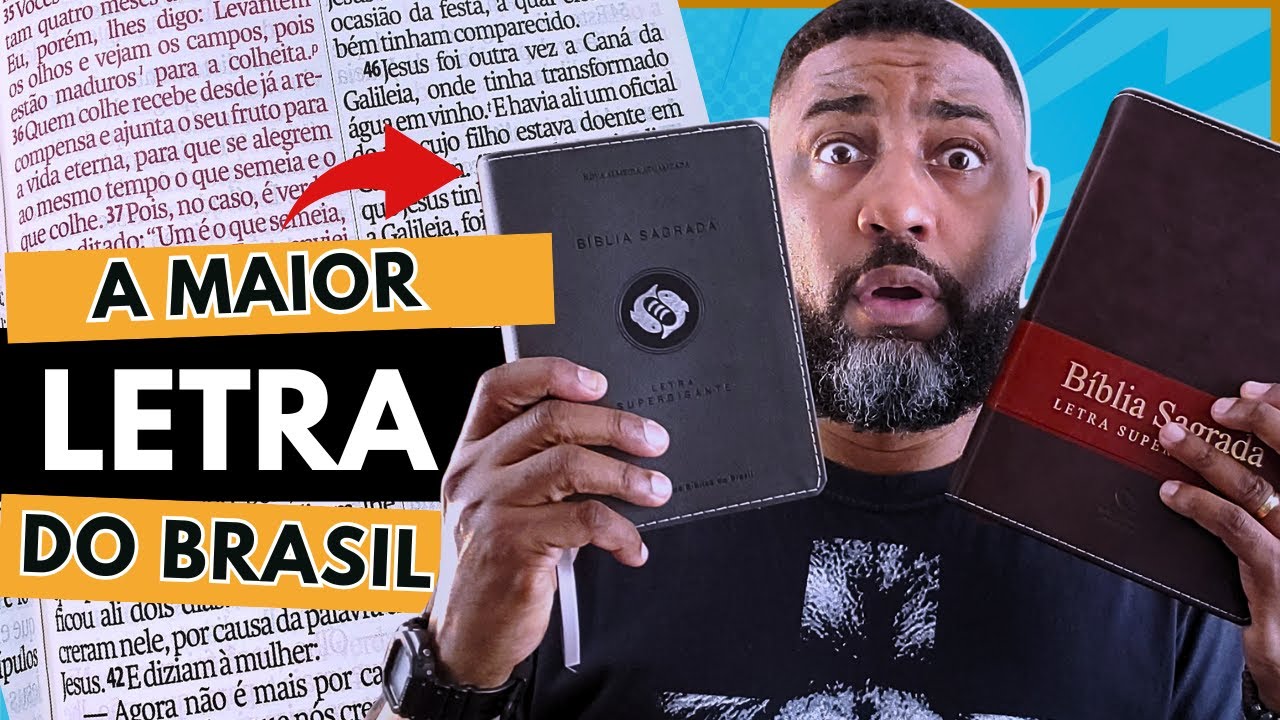 🔴Bíblia Letra SUPERGIGANTE - Bíblia Letra Supergigante Compacta | Flávio Sacramento