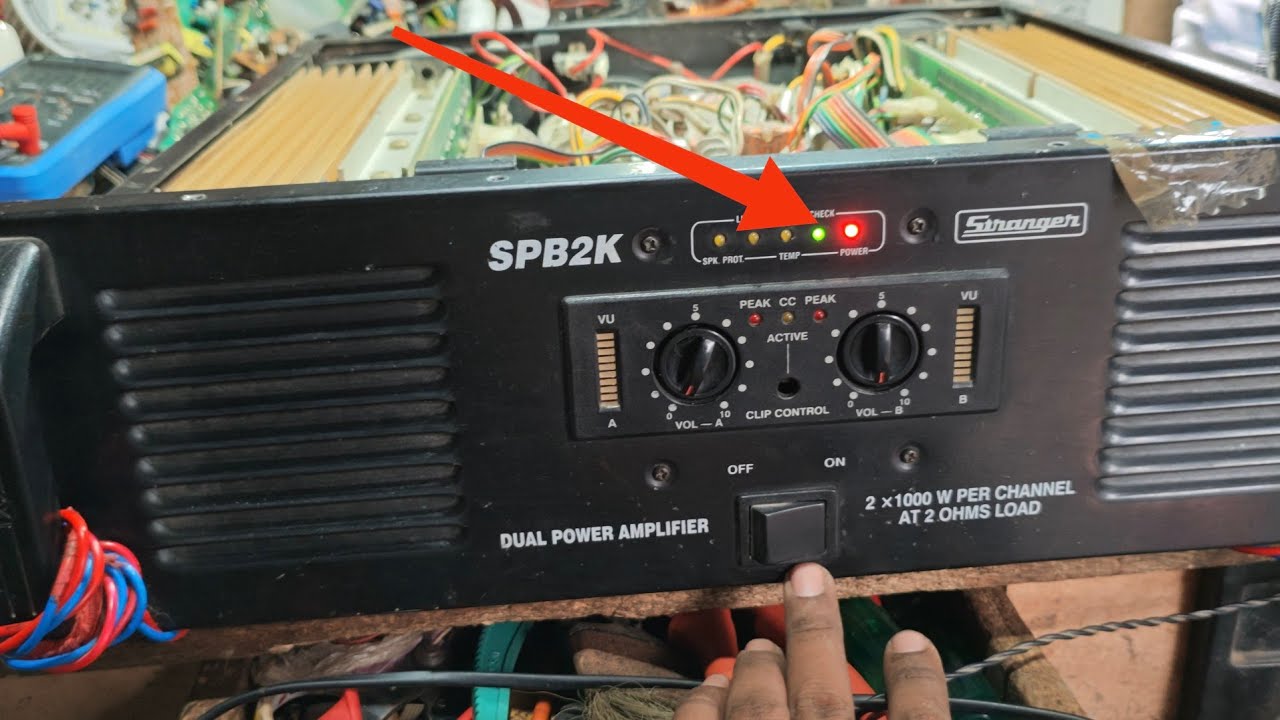 Stranger amplifier 2K 3K 4K 5K check light fault repairing