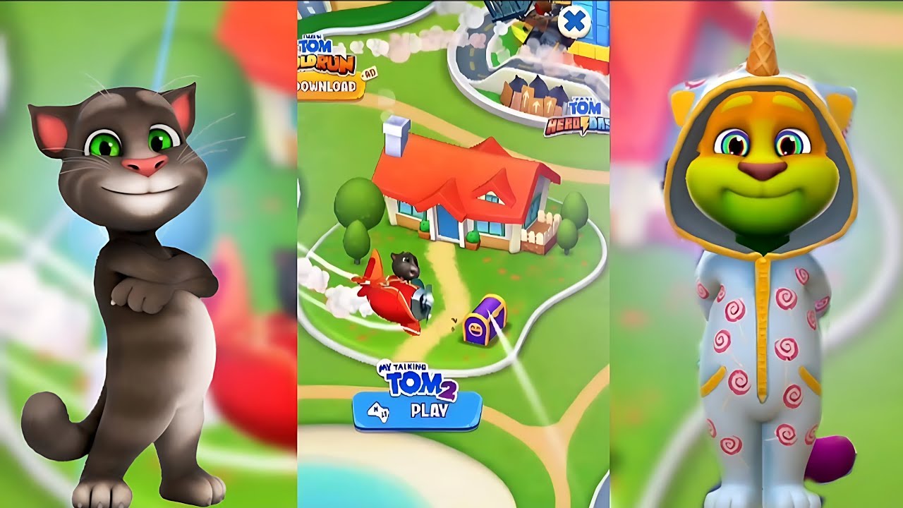 My Tom Talking Game Gameplay Leave 13 Full Fun 😊 ||  Gameplay Zone 