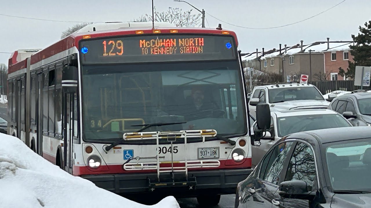 TTC #9045 NovaBus LFSA | Route 129 FULL ROUTE