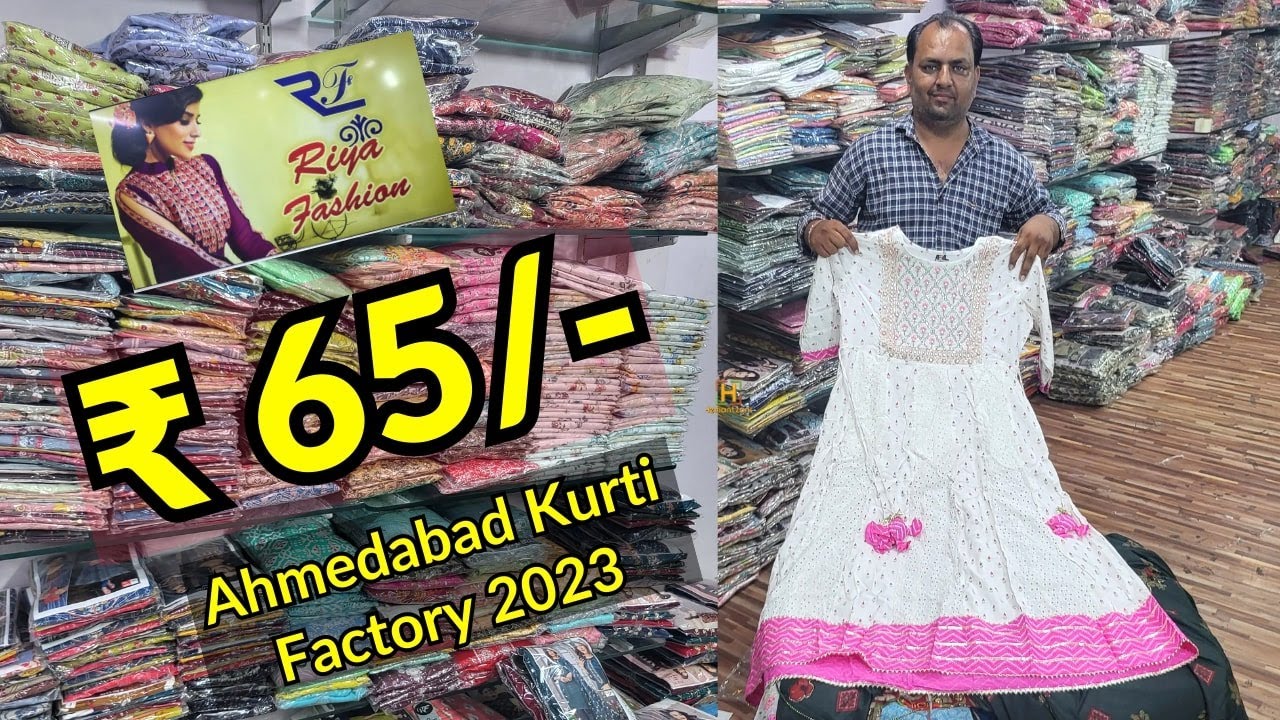 ₹ 65/- All Kurti Size M, L, 2XL, 5XL - Ahmedabad Kurtis Manufacturer 2023 | Kurti Plazo Set ₹200/-