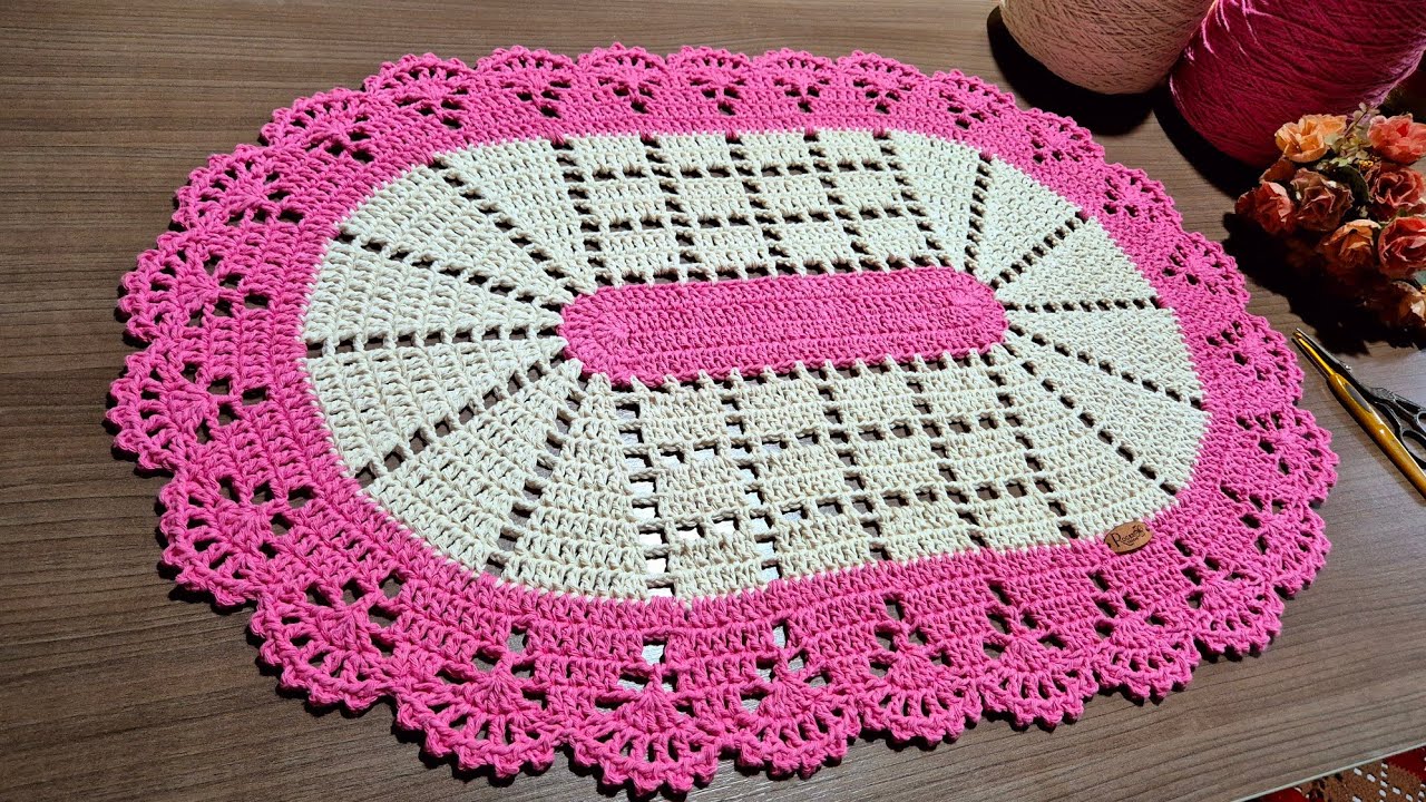 Tapete oval BLOQUINHOS / Passo a Passo/ 0,257 gm  