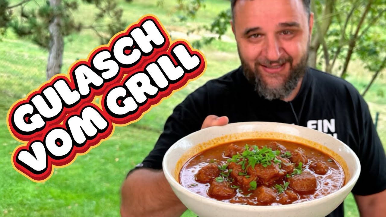 JÄGERGULASCH vom Grill --- Klaus grillt