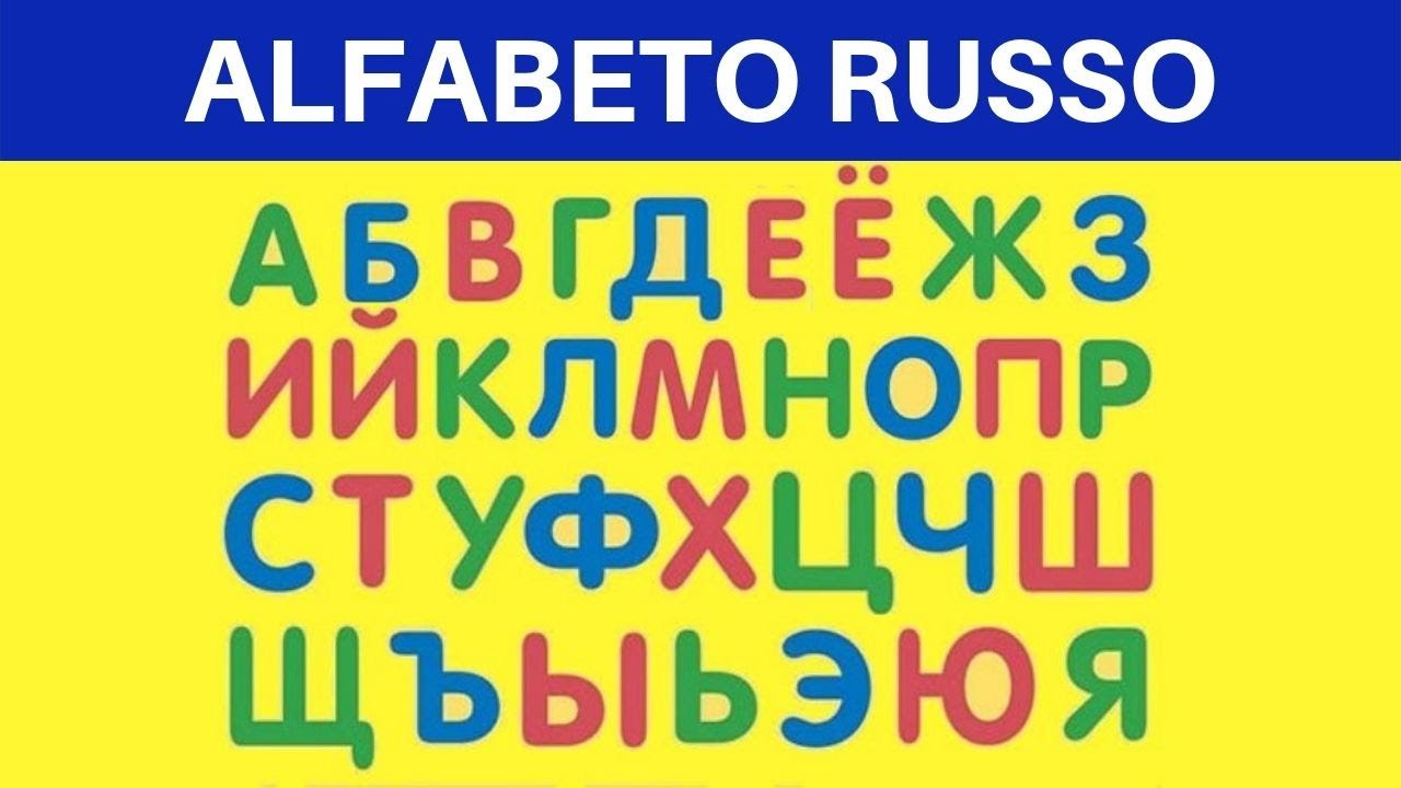 Alfabeto Russo