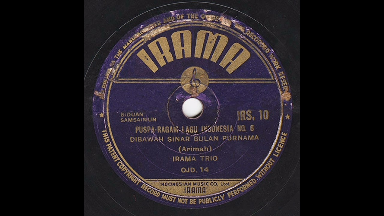 Sam Saimun - Dibawah Sinar Bulan Purnama (1952)