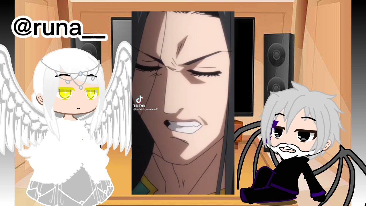 rei dos demônios e suprema dividade reagindo a eles e a meliodas e Elizabeth e tristan