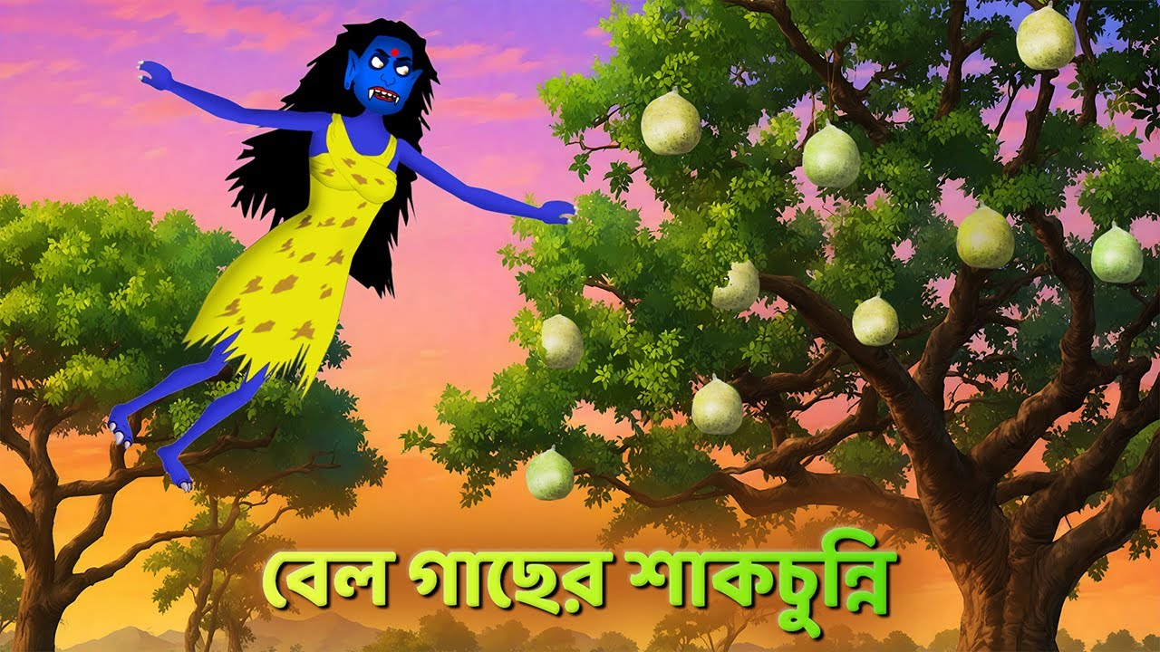 বেল গাছের শাকচুন্নি | Bhuter Cartoon | Shakchunni Goppo | Rupkothar Bangla Golpo | Story Bird