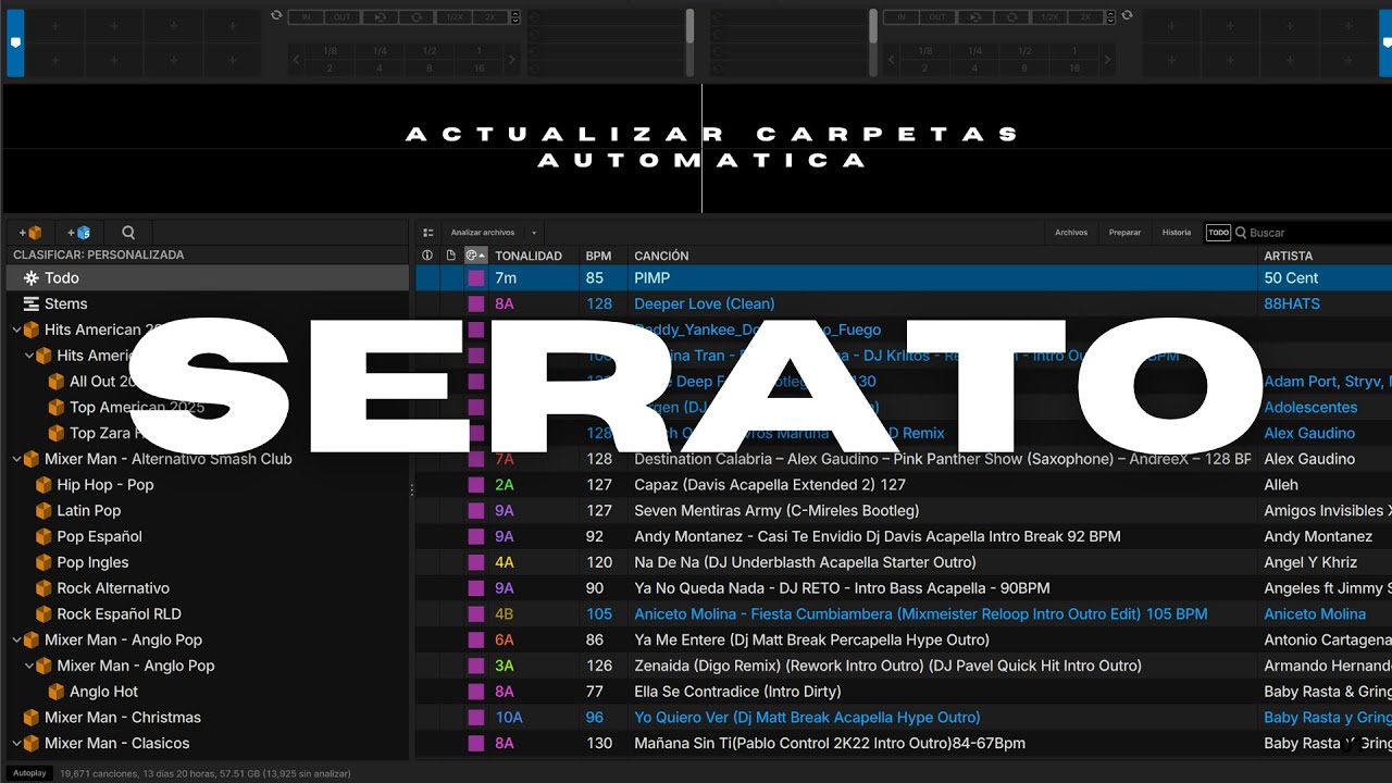 ORDENAR CARPETAS EN SERATO DJ PRO DE FORMA AUTOMATICA EN MAC 🤩