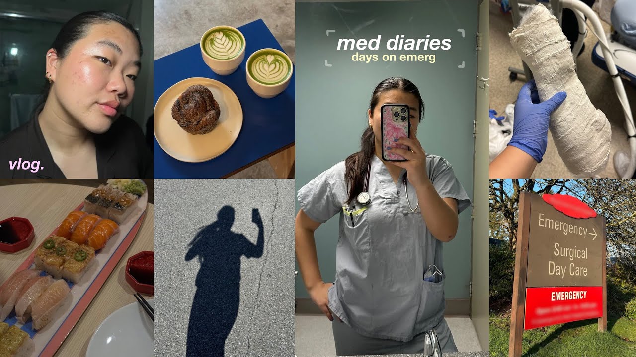 MED DIARIES | a few days on emerg + where i've been recently 💛
