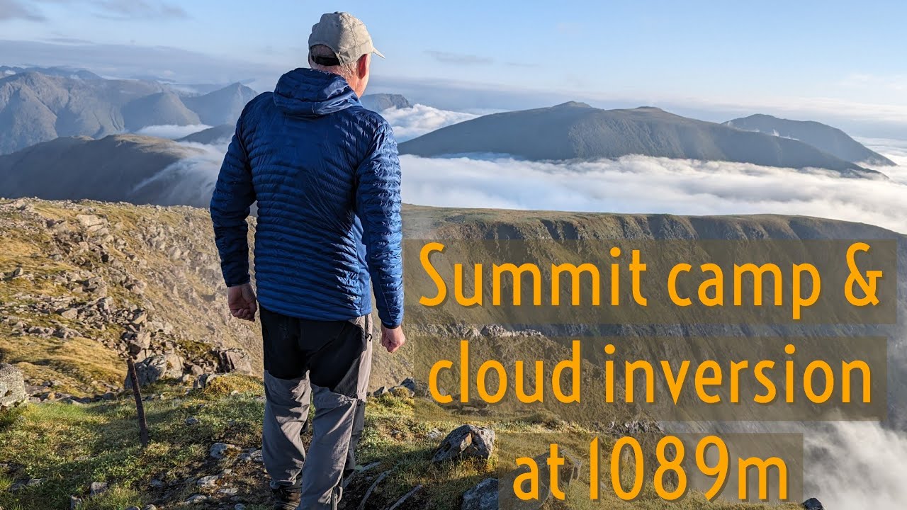 Stob Ghabhar summit camp & cloud inversion