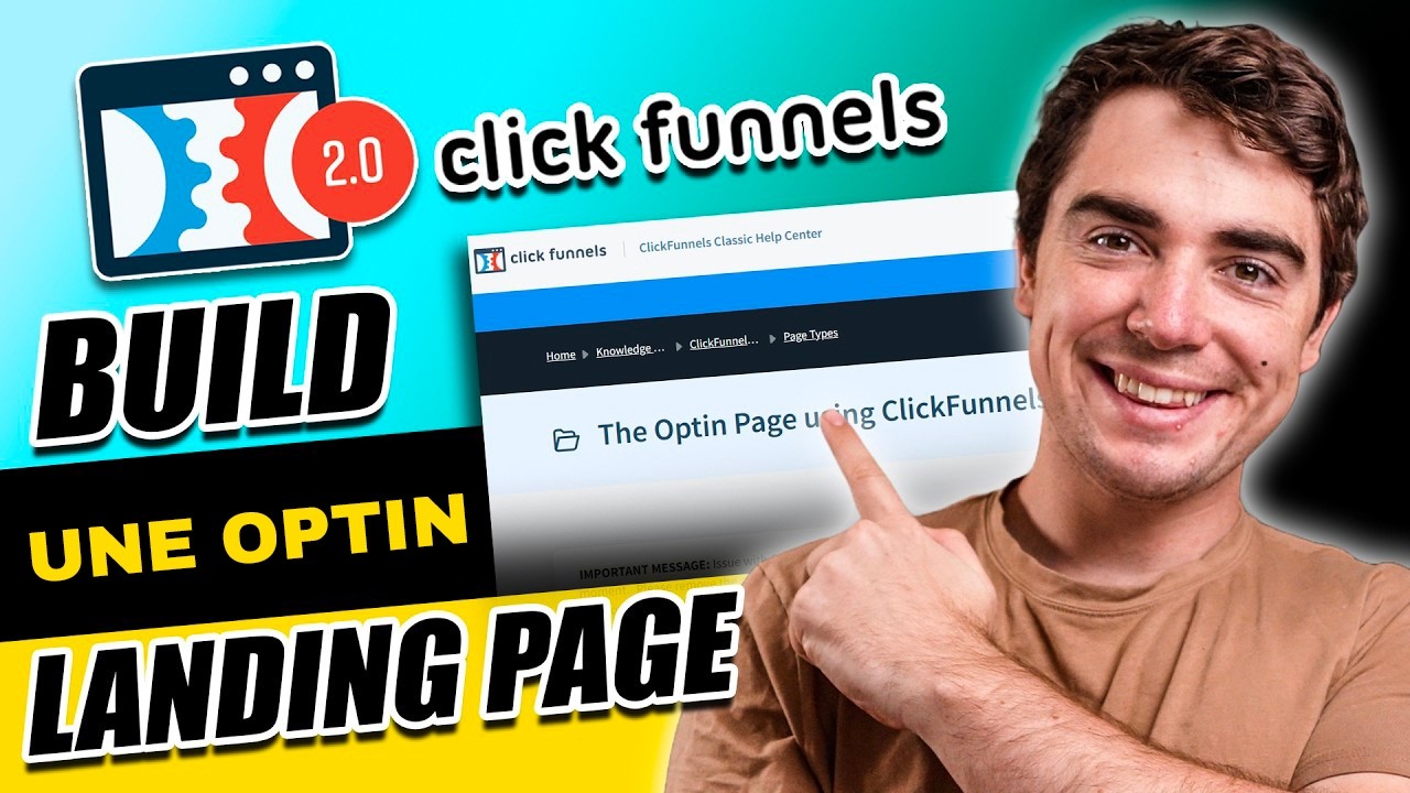 Comment créer une page d'opt-in de capture de leads dans ClickFunnels 2.0 (pas à pas)