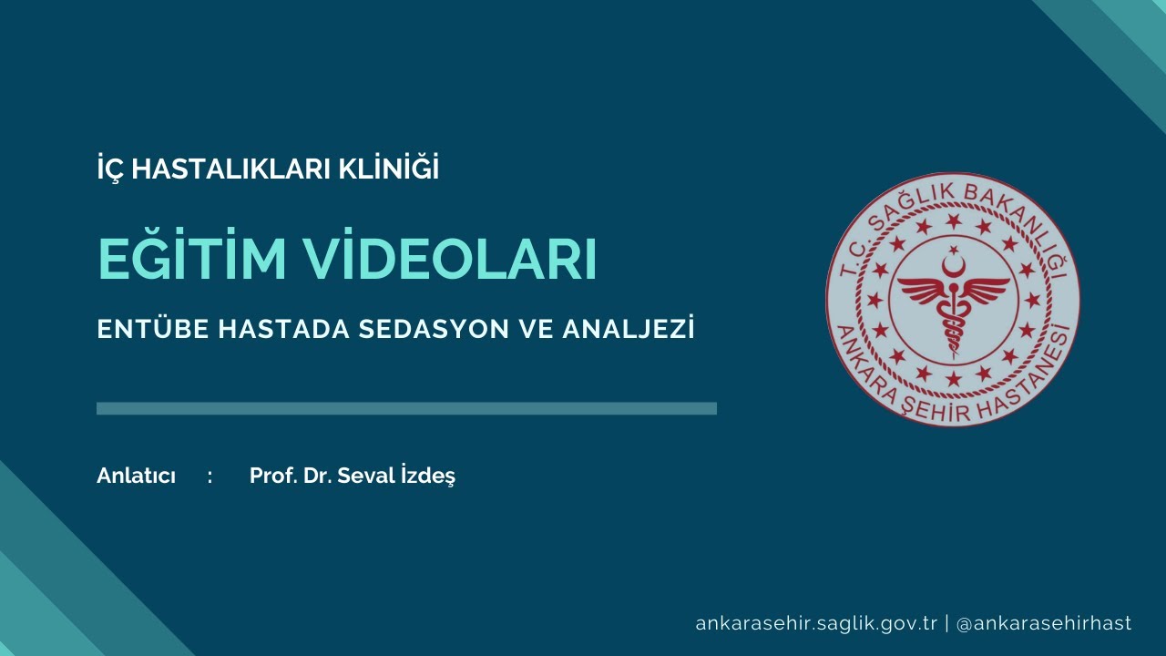 Entübe Hastada Sedasyon ve Analjezi