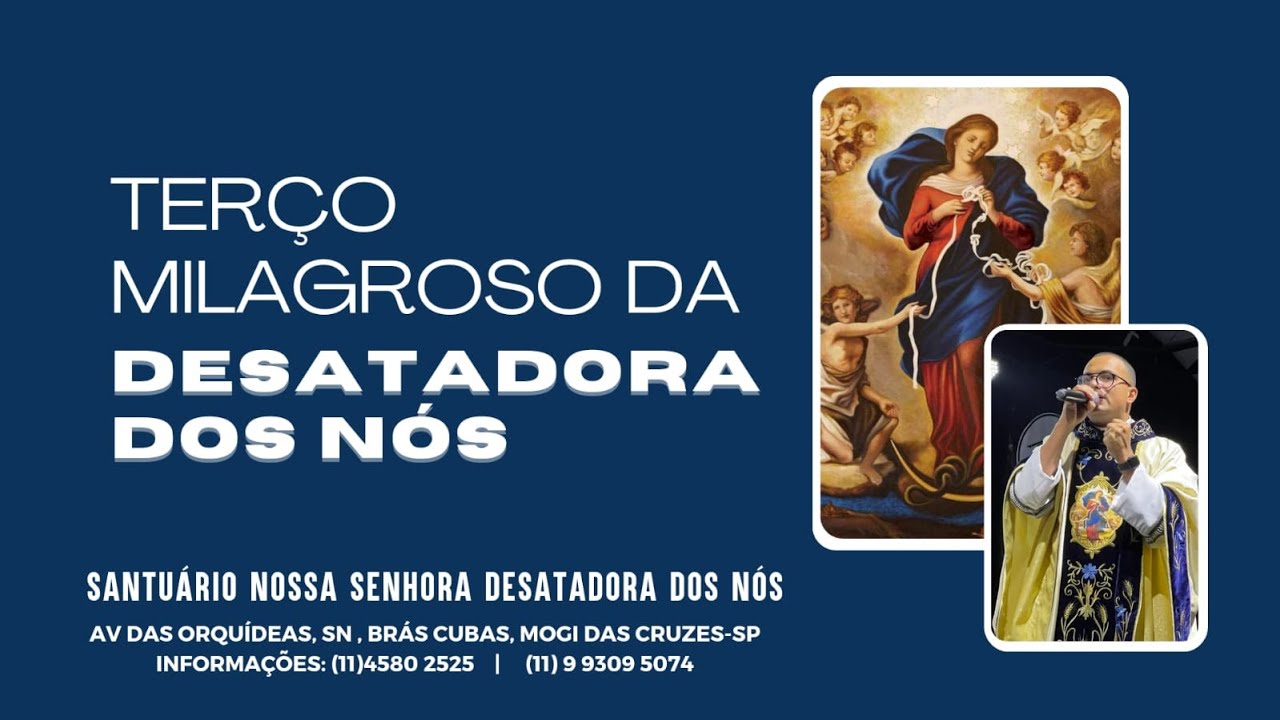 TERÇO MILAGROSO DE NOSSA SENHORA DESATADORA DOS NÓS