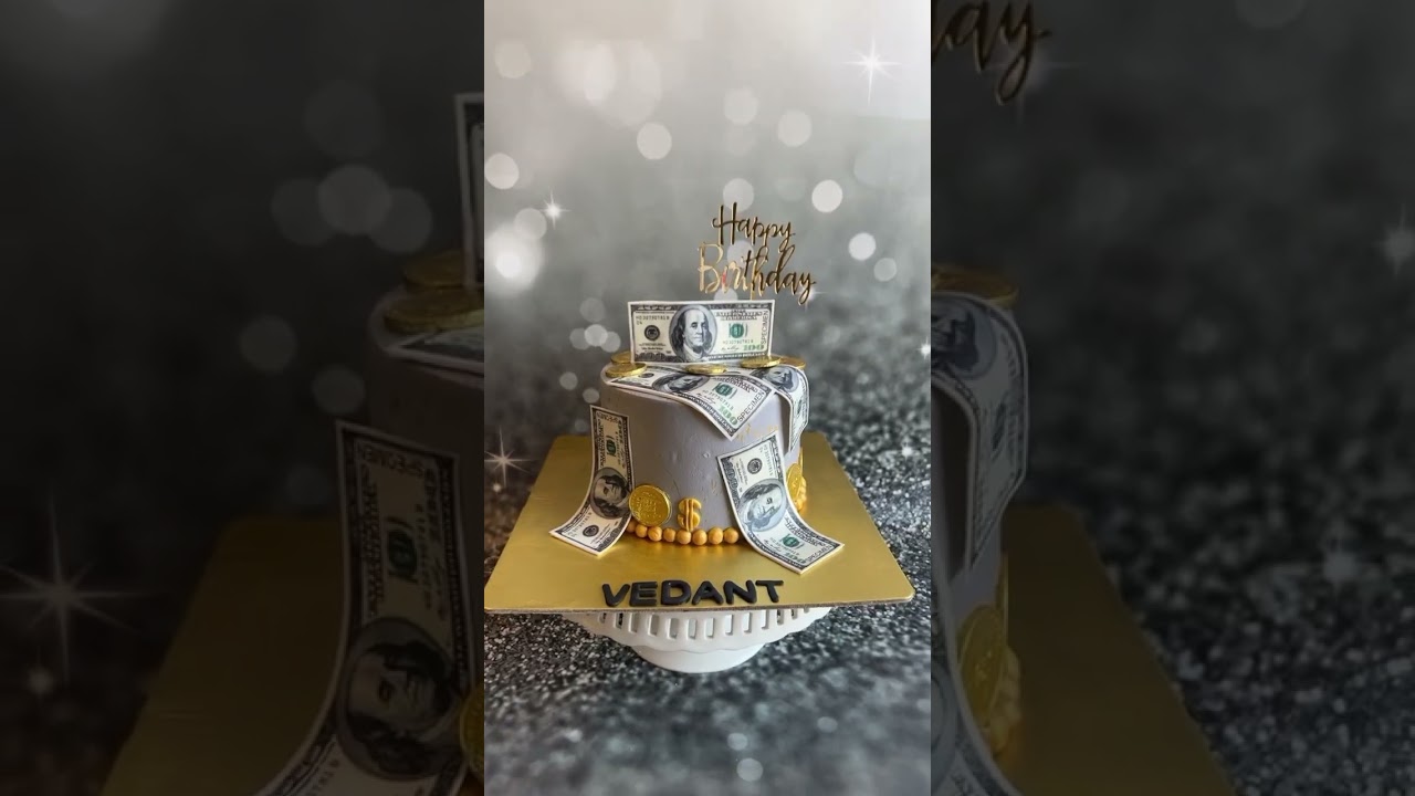 Dollar Theme Cake 